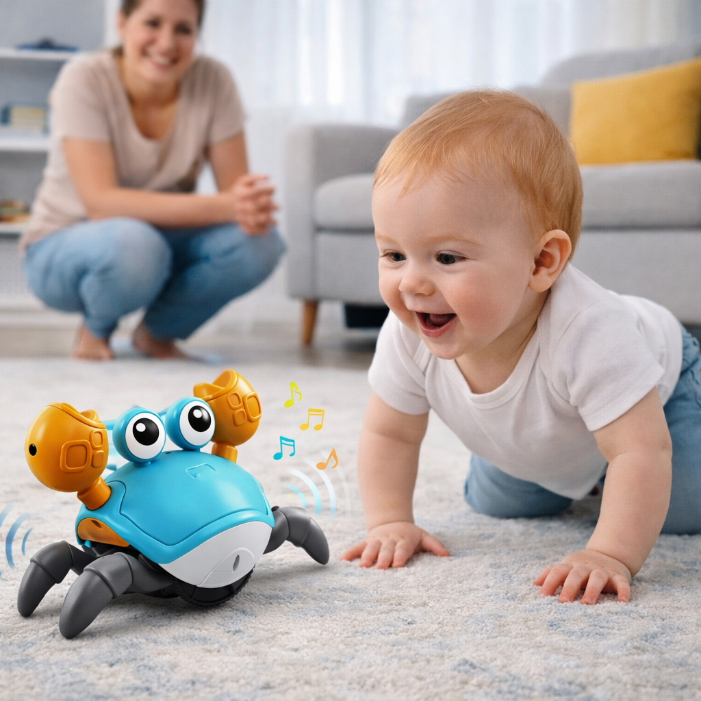 Minyoo™ Kaçan Yengeç Emekleme Oyuncağı