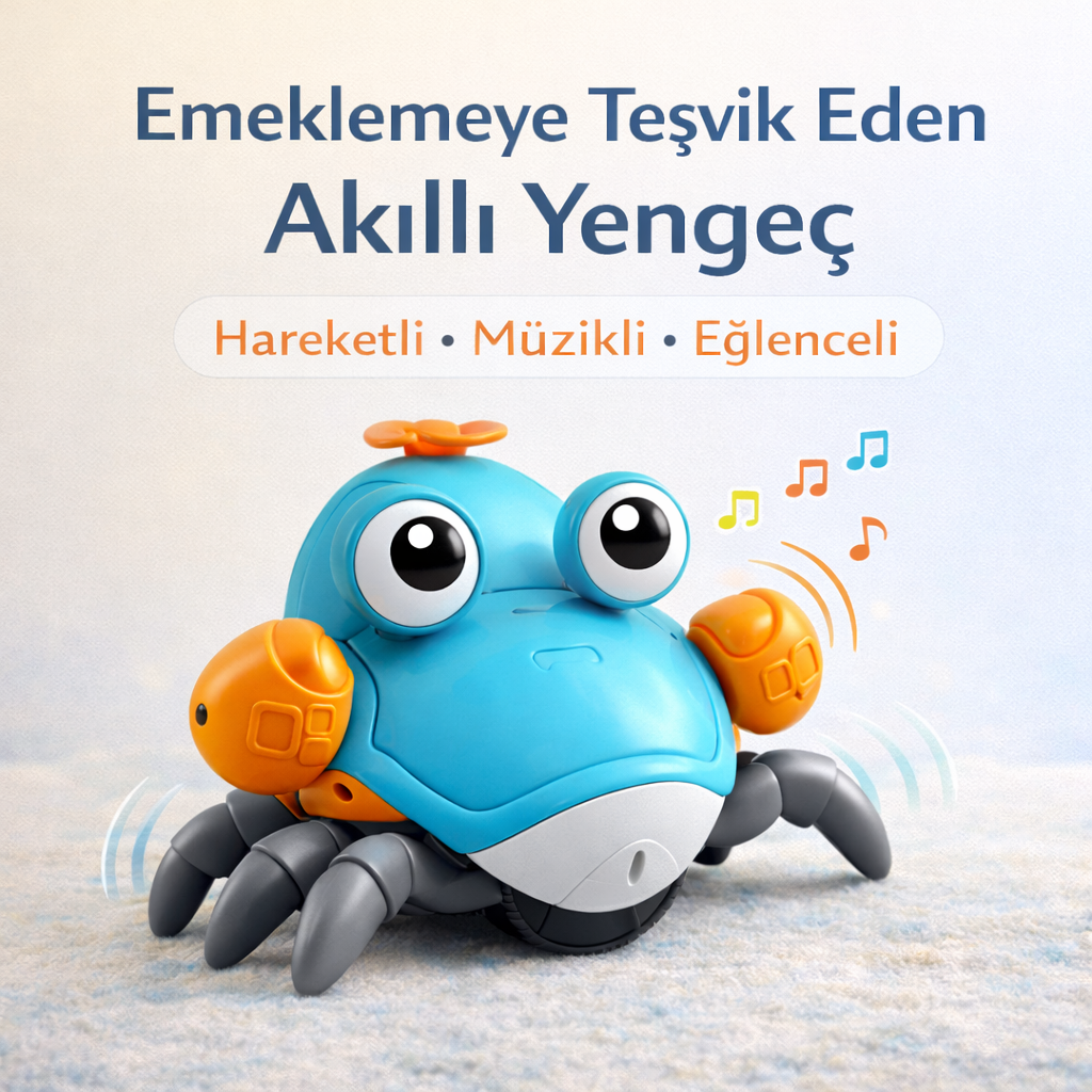 Minyoo™ Kaçan Yengeç Emekleme Oyuncağı