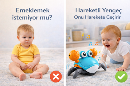 Minyoo™ Kaçan Yengeç Emekleme Oyuncağı