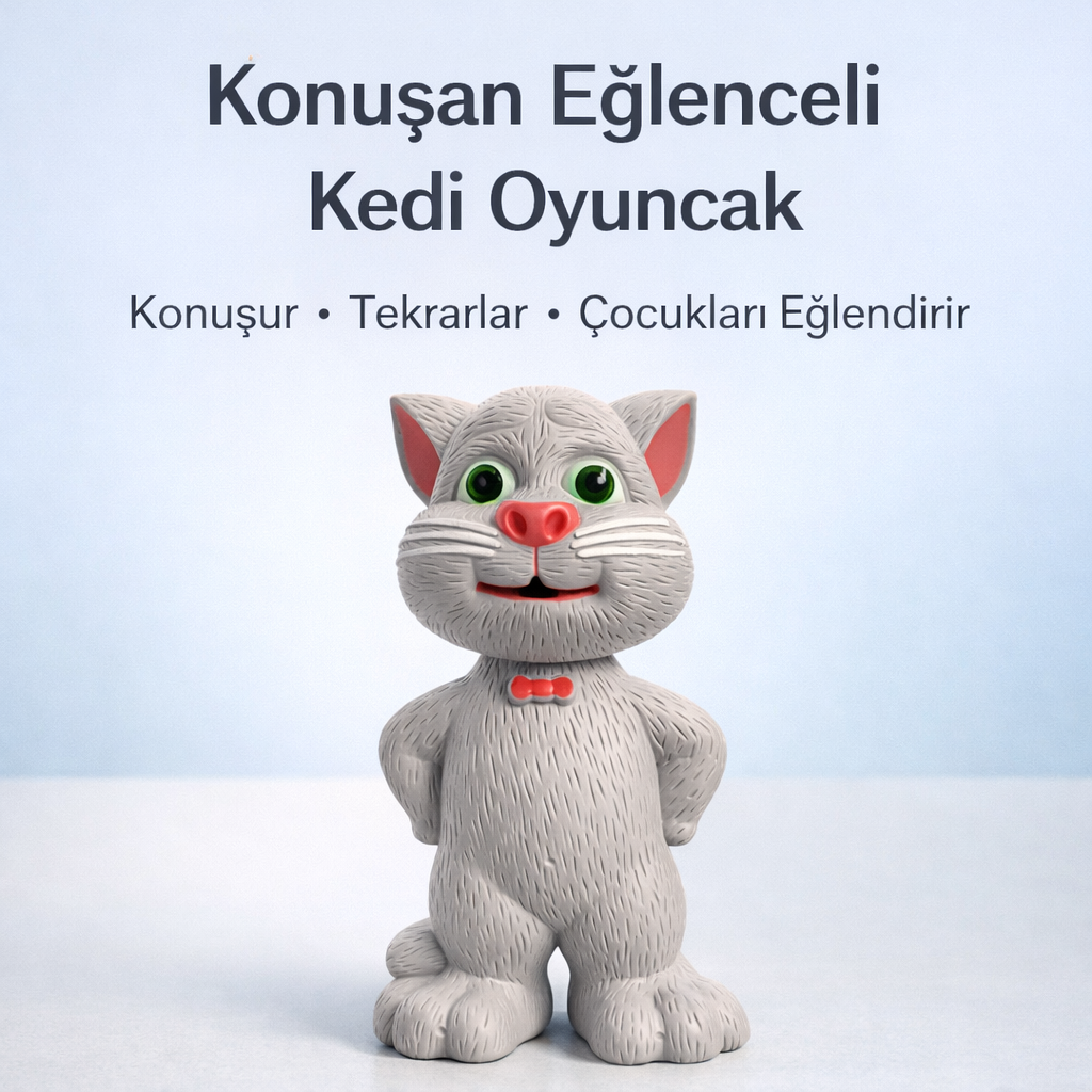 Minyoo™ Konuşan Kedi Taklit Oyuncağı
