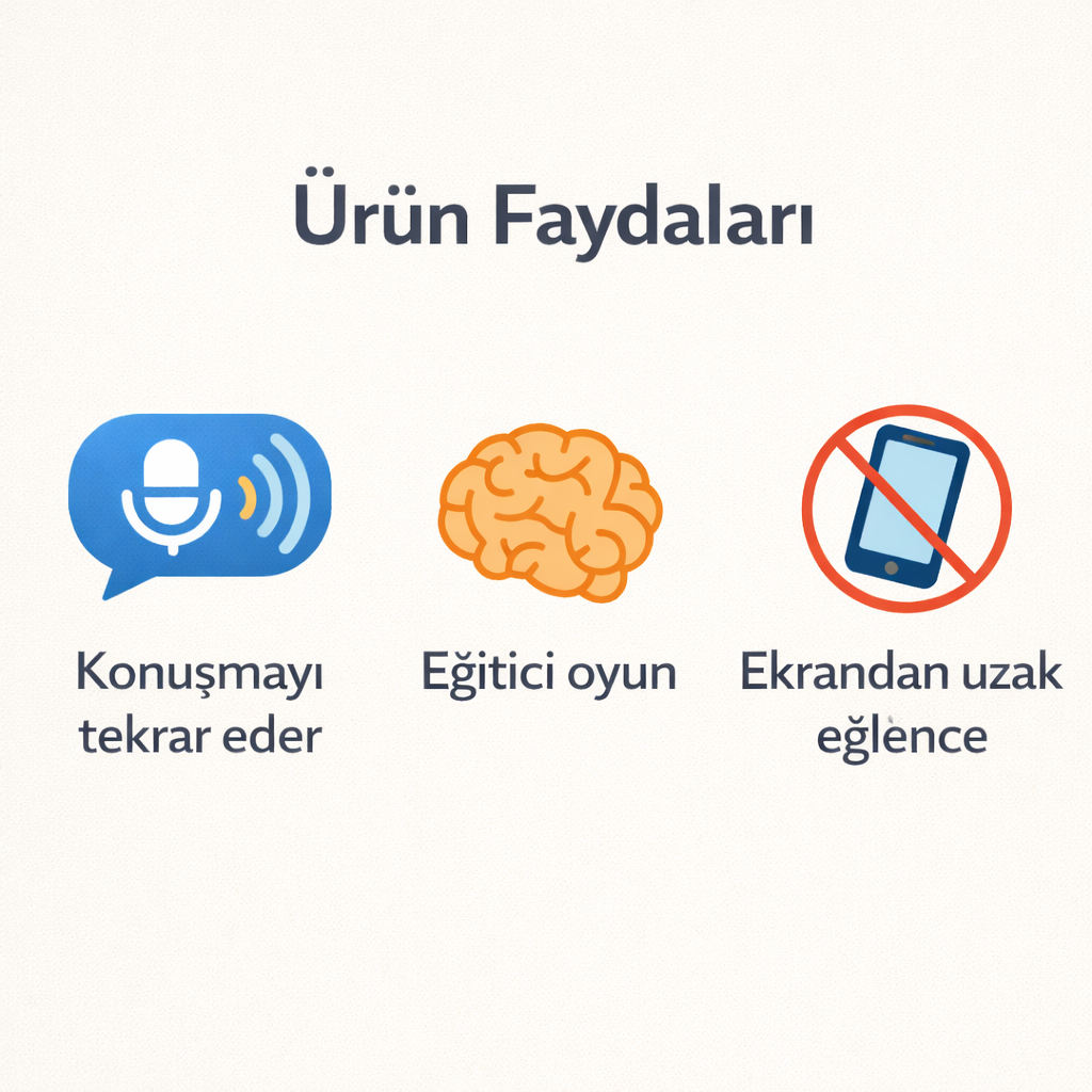 Minyoo™ Konuşan Kedi Taklit Oyuncağı